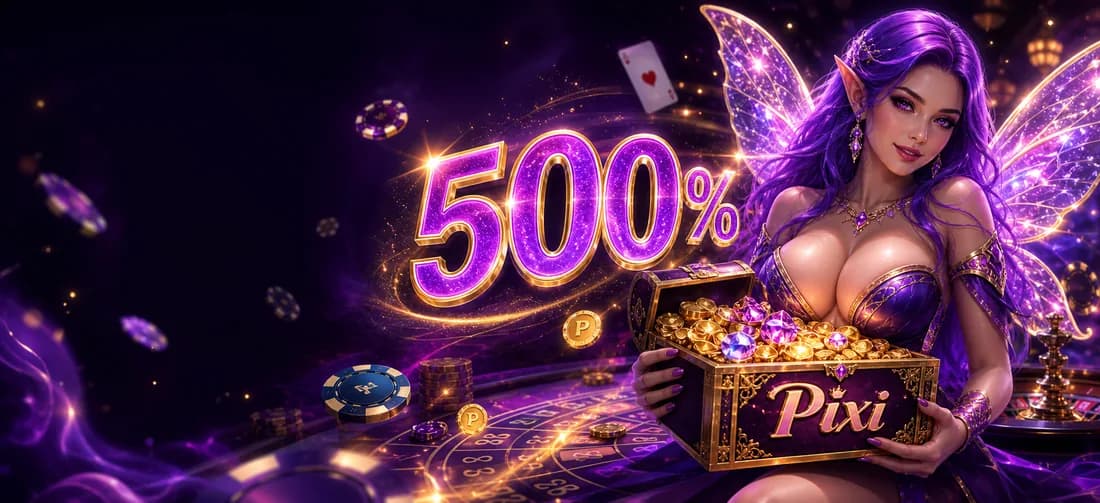 Pixi 500% welcome bonus